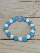 Heart Beaded Bracelet Teen Women Jewelry Handmade Birthday Gift for Her