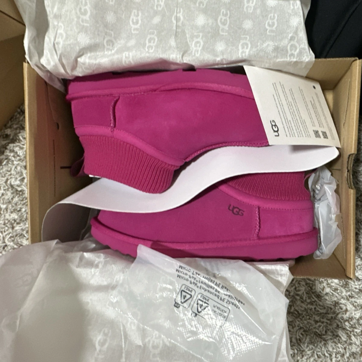 UGG Pink Unisex Kids' Shoes 4 US Shoe for sale | eBay