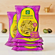  Guacamole Flavored Tortilla Chips   6 Pack (...