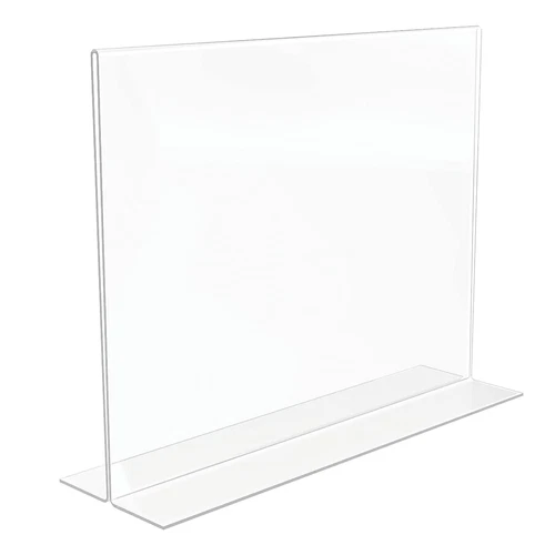 Soporte para letreros grapas 8,5" x 11" plástico transparente (16646) 732578 - Imagen 2 de 2