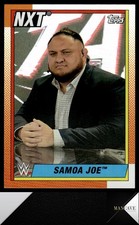 2021 Topps Heritage WWE #91 Samoa Joe Rainbow Foil