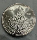 1985 Engelhard American Prospector 1oz .999 Fine Silver Coin