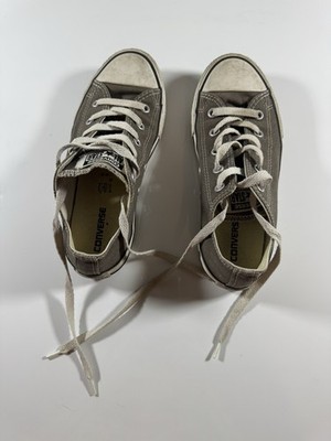 Converse All Star Gray  Low Top Sneakers Shoes Sz 2