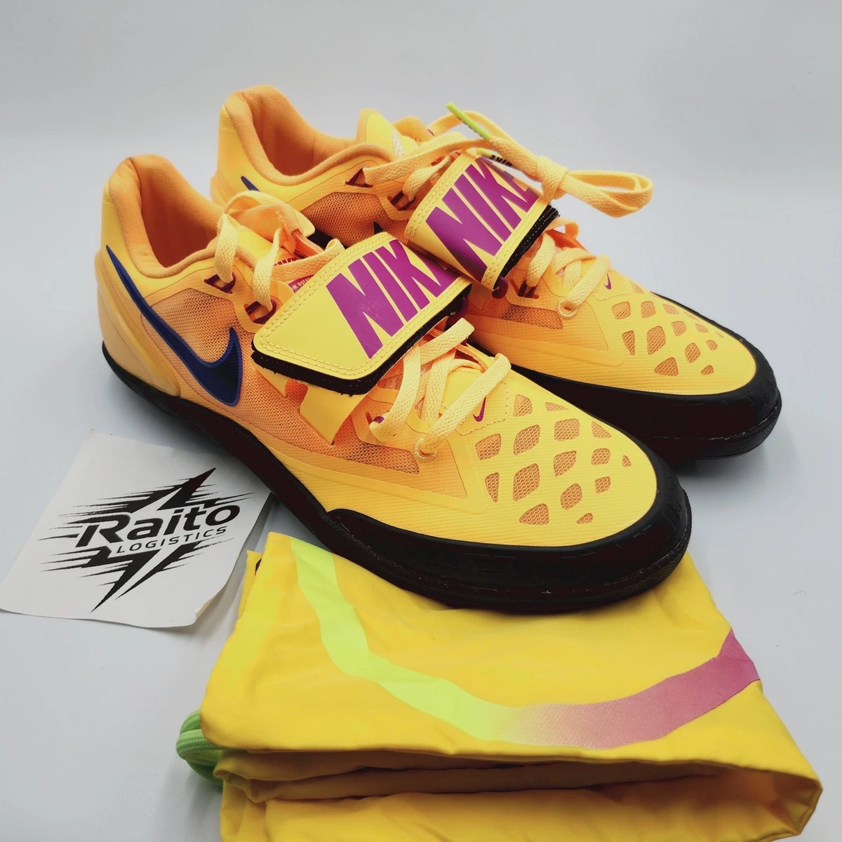Men Size 7 Nike Throwing Shoes Zoom Rotational 6 Athletic Hook & Loop FZ9606-800 Track shoes/Spikes Nike Zoom Rotational 6 - Top4Running.com main image 4