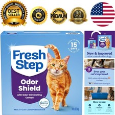 Odor-Fighting Clumping Cat Litter 14 lb with Febreze - Easy Scooping & Freshness 1.29 per pound