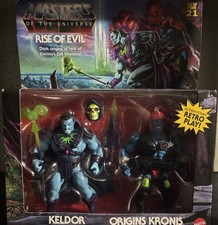 Masters Of The Universe 2020    KELDOR & ORIGINS KRONIS    Retro Play  2-Pack  NEW