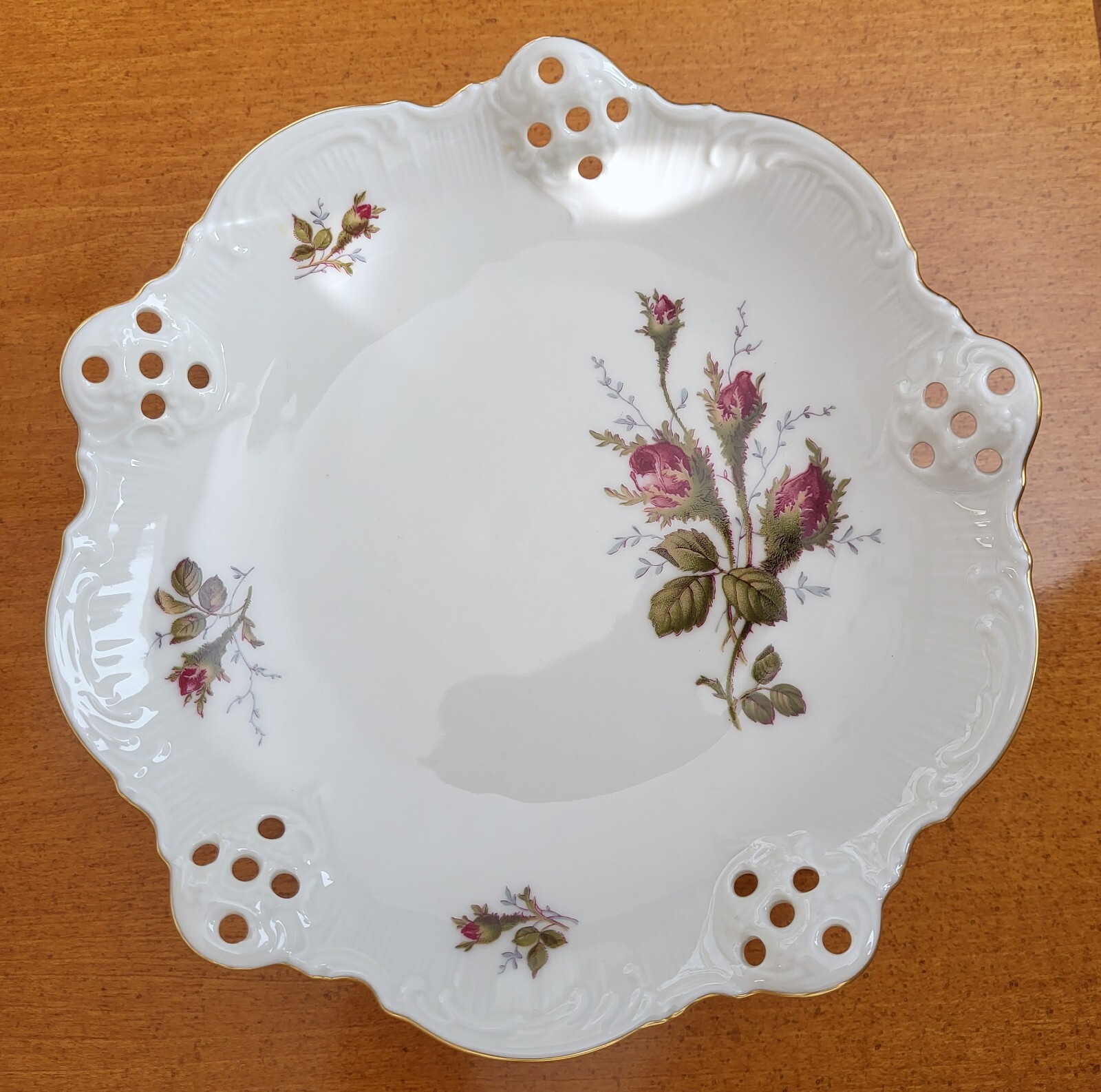 Rosenthal Classic Rose Footed Bowl. Ceramic. Unused.