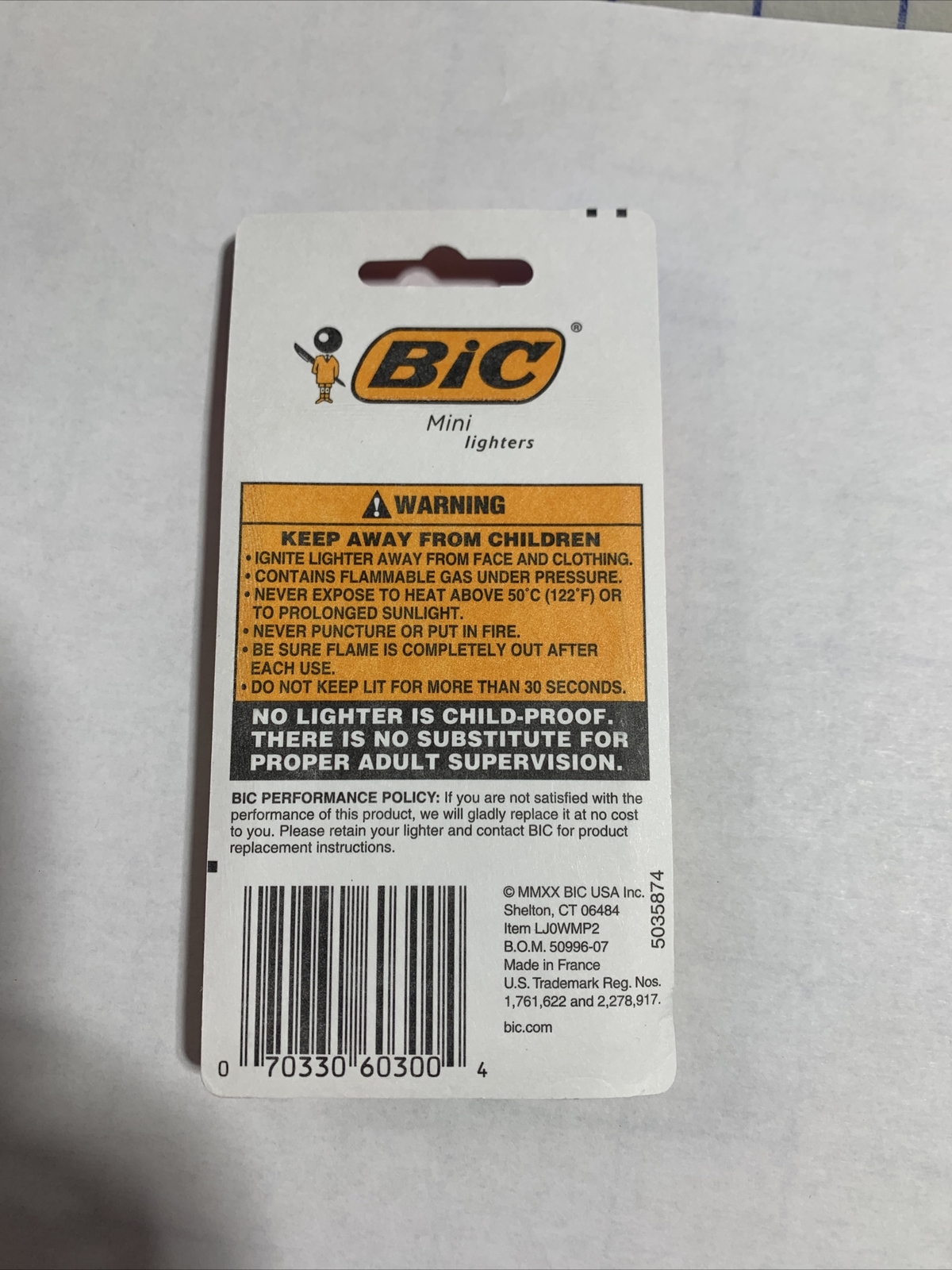 Mini Bic Lighters 2-Pack Lime Green/ Light Blue
