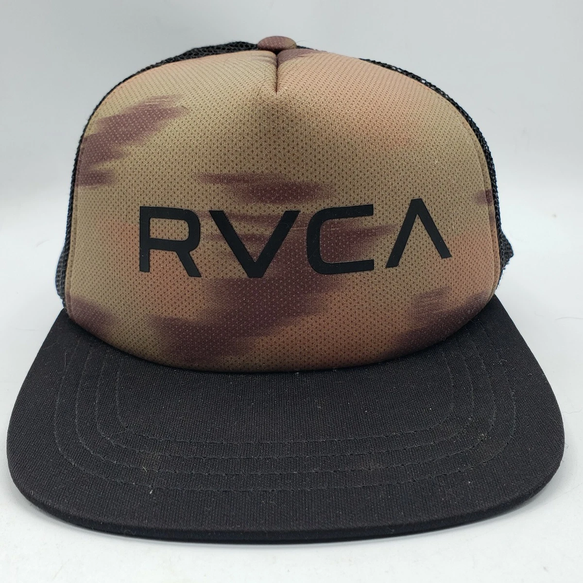 RVCA Boys Mesh Trucker Hat Adjustable Snapback Vintage Style Cap