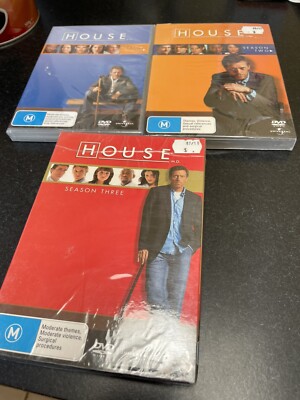 House M.D. Seasons 1-3 Complete DVD New Sealed