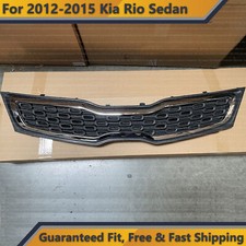 Front Bumper Grille Assembly For 2012 2013 2014 2015 Kia Rio Sedan Factory Style