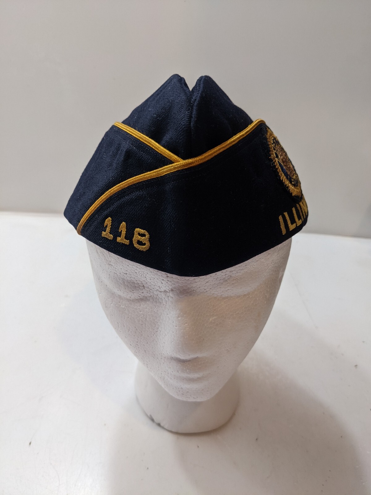 Vintage Illinois American Legion Post 118 Cap Hat Size 7 1/8 The Camel Cap