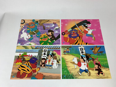 Vtg 1998 Momotaro: Peach Boy Story Cards/ Flash Cards Japanese