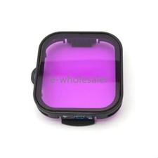 Purple Dive Filter Waterproof Shell Underwater Lens For Gopro Hero 5 6 7