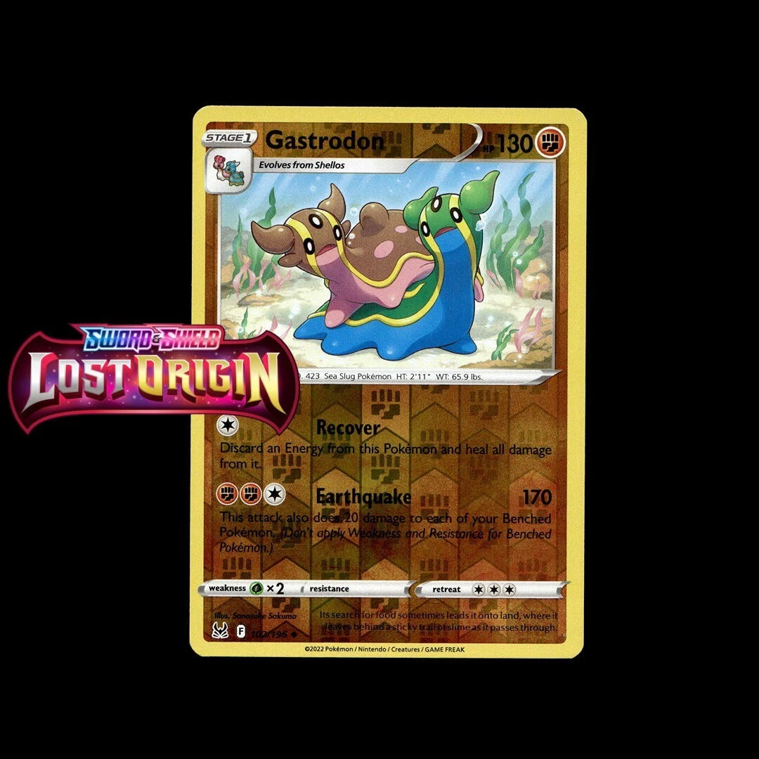 gastrodon pokemon card Gastrodon - 9/132 Holo Rare