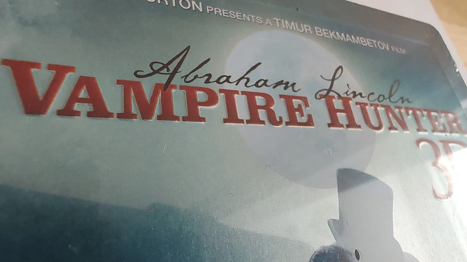 Abraham Lincoln Vampire Hunter 3D/2D Ltd Edition Blu-ray Steelbook REGIONS B & C - Image 2 of 4