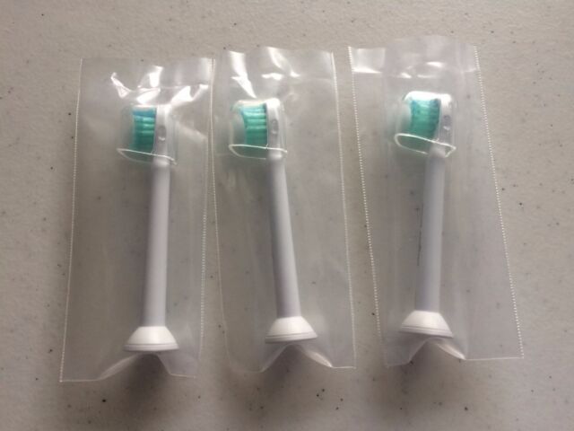 3 Philips Sonicare ProResults Compact Brush Heads Authentic Pro Results No Box