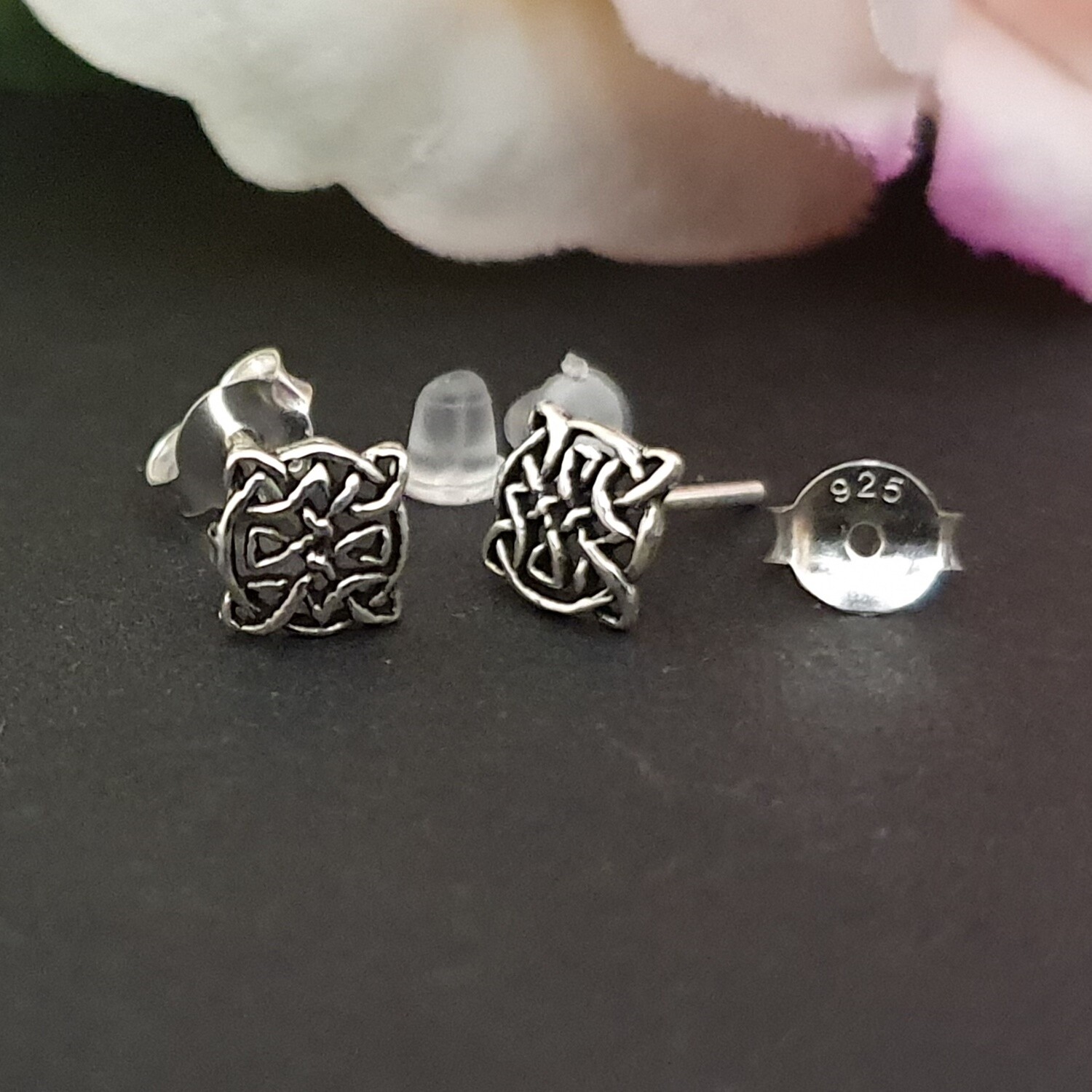 Keltische Ohrringe Aus 925er Sterling Silber – Irisches Design Als Geschenk Für Damen