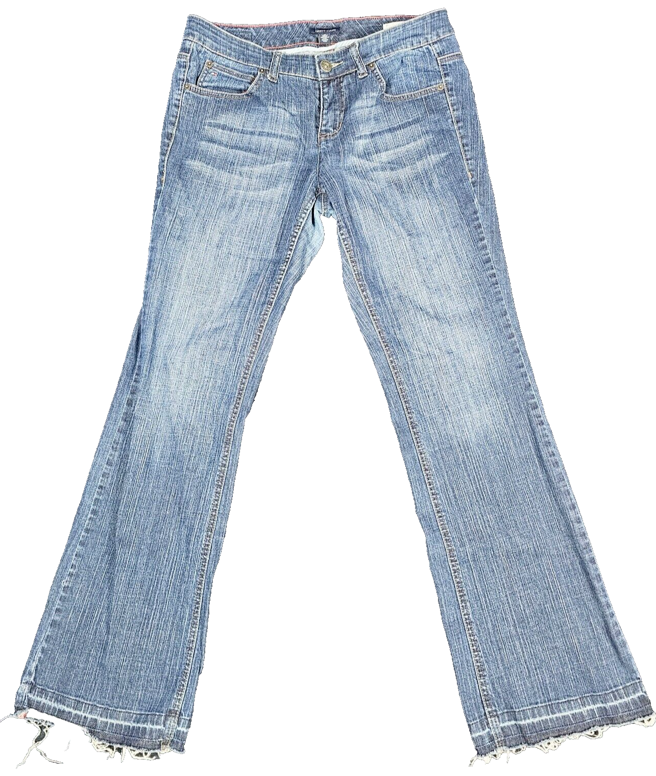 Tommy Hilfiger Womens Mid Rise Skinny Jeans in Blue Denim Size 12 33x32.5