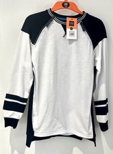 NEW M&S Black/White Jumper / Sweatshirt Age 11-12 years