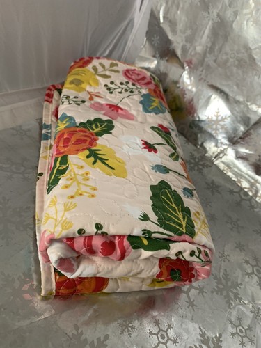 ❤️NEW Country Flowers 2 Standard Size Pillow Shams Envelope Bow Tie Closure - Picture 7 of 7