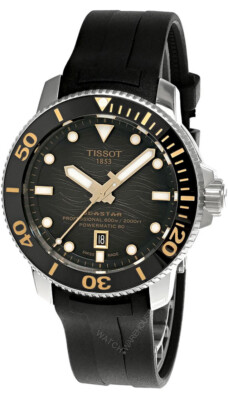 Tissot Seastar 2000 Professional 46mm Rubber Men's Watch T120.607.17.441.01