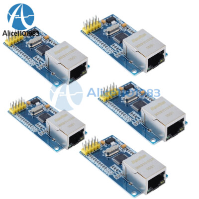 5PCS W5500 Ethernet Network Modules TCP/IP 51/STM32 SPI Interface For Arduino