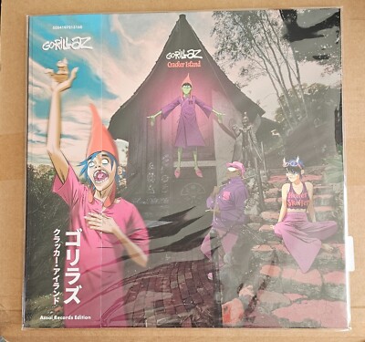 GORILLAZ CRACKER ISLAND Neon Purple Vinyl ASSAI OBI Numbered 214/500 Sealed