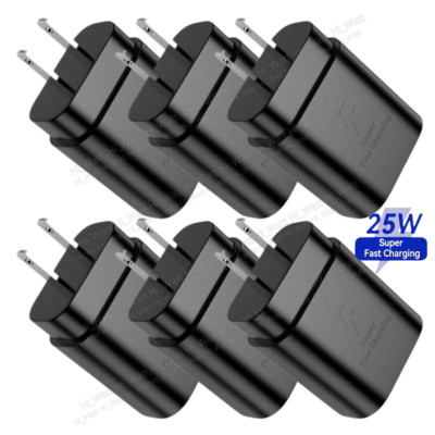 1-6X PD 25W USB Type C Fast Charger LOT For Samsung Galaxy S24 S23 S22 S21 A54