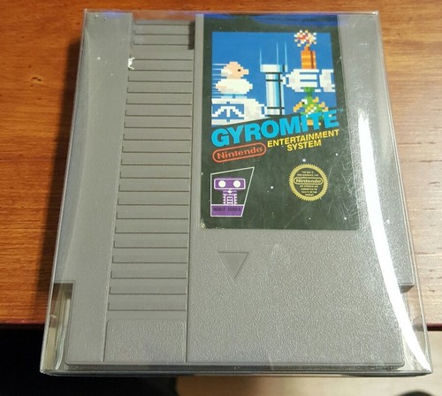 GYROMITE w/ FAMICOM CONVERTER (1985) NINTENDO NES GAME 5 SCREW **TESTED**