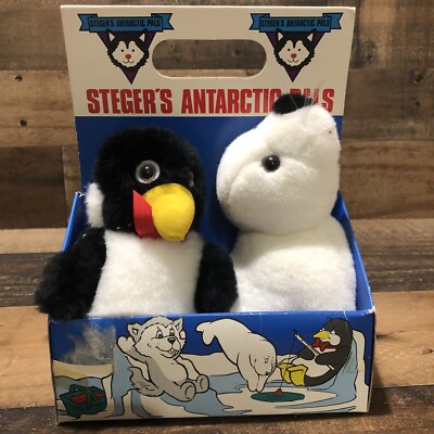 1988 Commonwealth Steger s Antarctic Pals Plush - Extremely Rare - New Old Stock