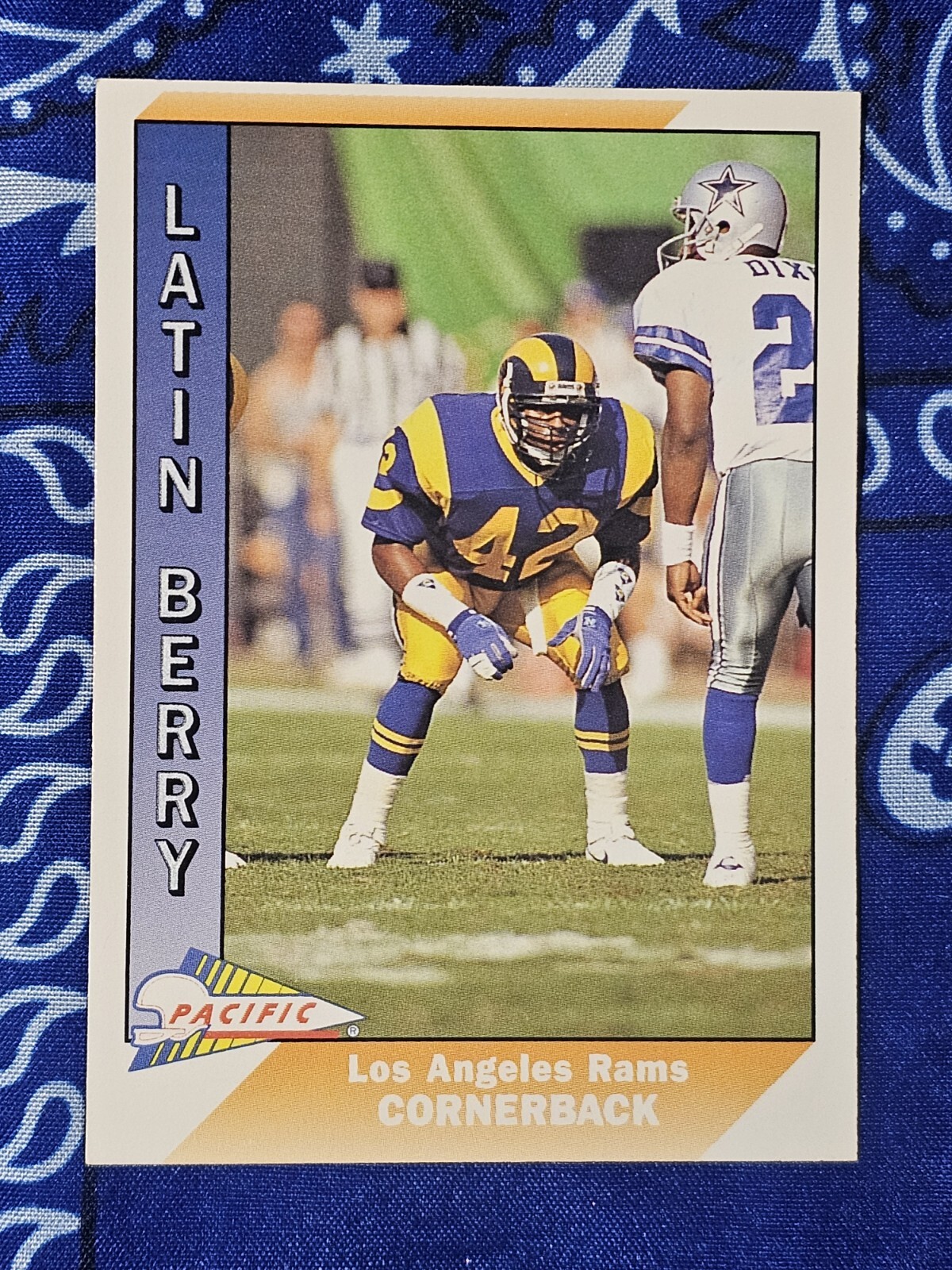 1991 Pacific 🏈 Football Card #246 Latin Berry CB Los Angeles Rams 