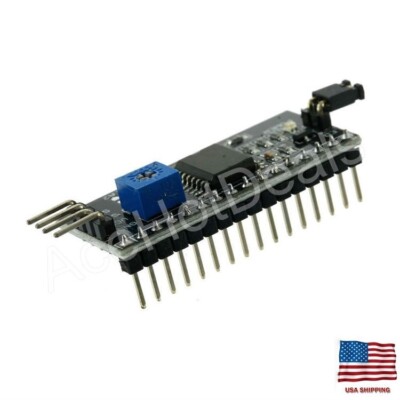 SMD IIC/I2C/TWI Serial Interface Board Module Port For Arduino 1602 LCD Display
