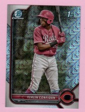 2022 Bowman Chrome Yerlin Confidan Mojo Refractor 1st Prospect #BCP-187  (2FO)