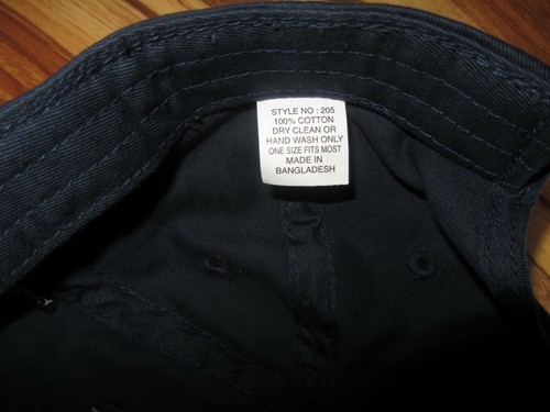 "Love Does" Adult Baseball Cap, Hat, Blue, Decky, Strapback, New - Picture 6 of 6