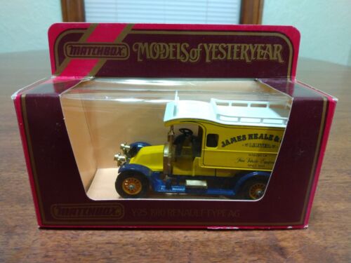 VTG Matchbox 1984 Models of Yesteryear Y25 1910 RENAULT TYPE AG-JAMES NEALE NIB - Picture 2 of 20