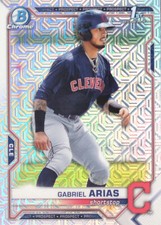 2021 Bowman Mega Box Chrome Mojo Base #BCP-89: Gabriel Arias Mojo