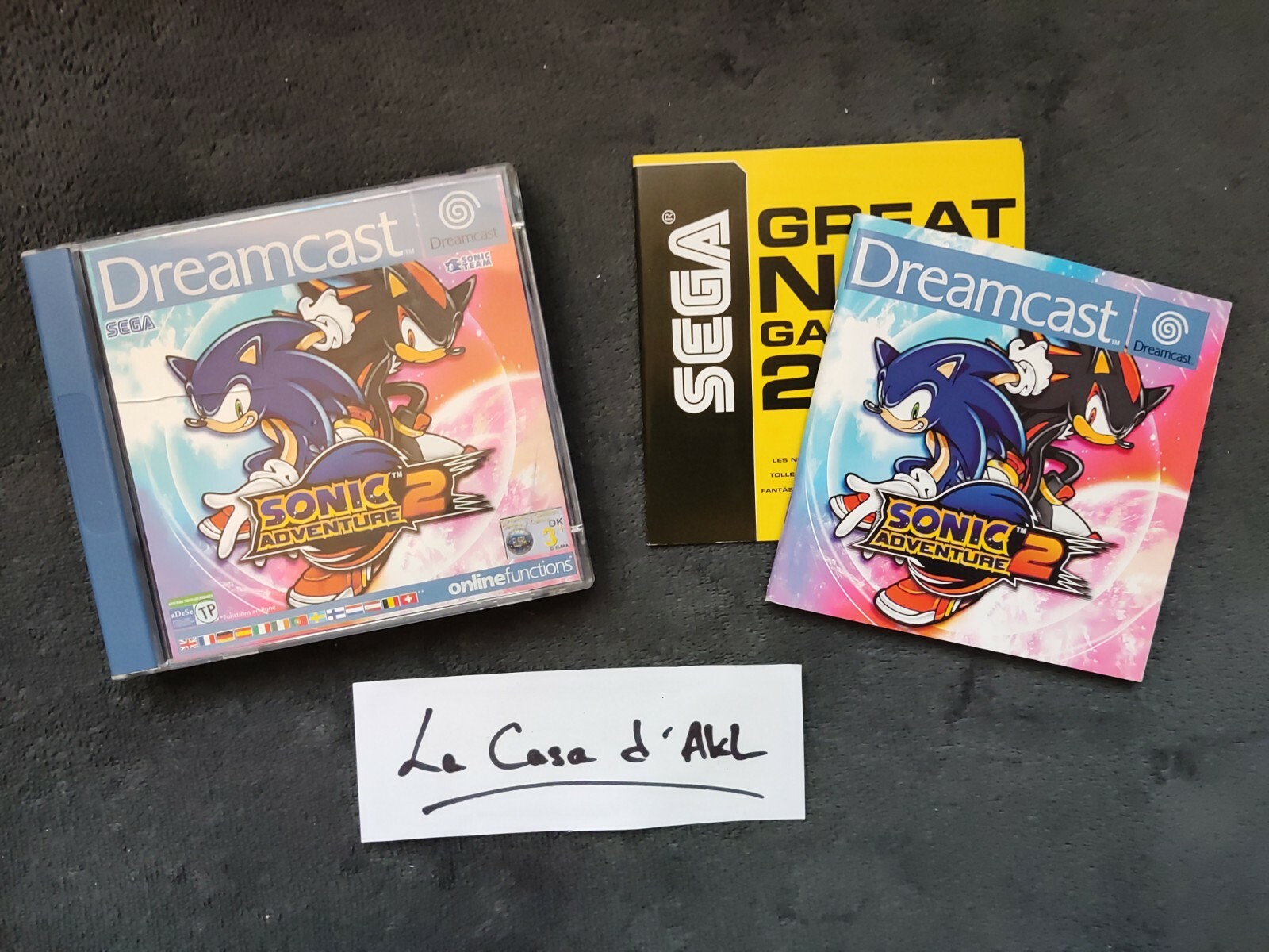 Sonic Adventure 2 complet sur Sega Dreamcast - PAL FR TTBE