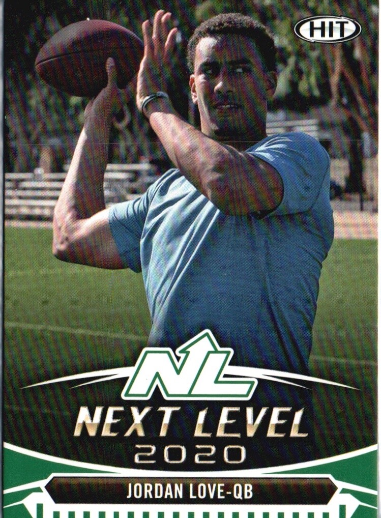 Jordan Love Sage Hit Premier Draft #99 Green