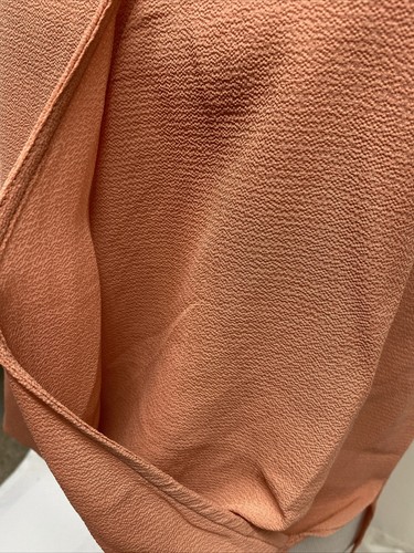 Olive + Oak Women’s Small Sleeveless Top Peach Pit Surplice Neckline Top Blouse - 第 11/12 張圖片