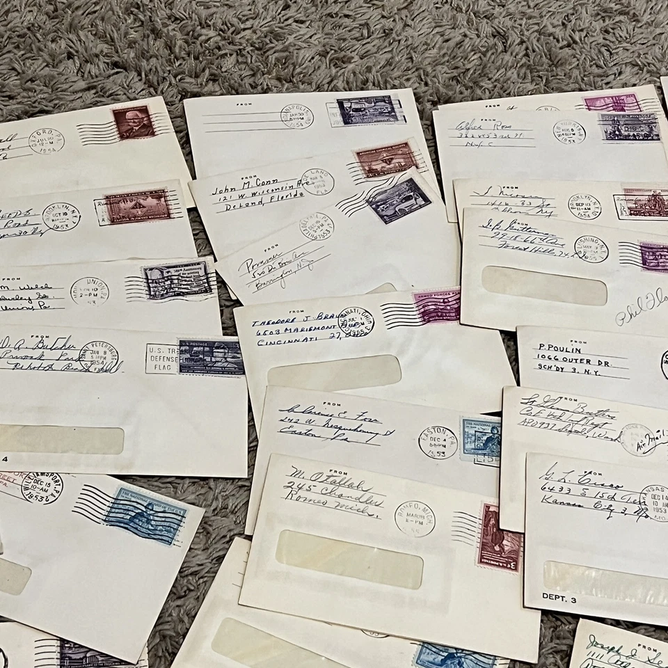 LOTE DE 100+ CUBIERTAS DE EE. UU. CON VENTANAS A FIDELIDAD VIDA MUTUA EN FILADELFIA Foto 3 de 4