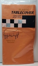 54"x108" Rectangular Multi-Purpose Plastic Table Cover for All Occasions