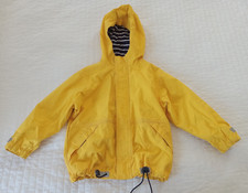 Used Kids Size 110 5 Hanna Andersson Weatherwear Yellow Jacket Coat Nylon