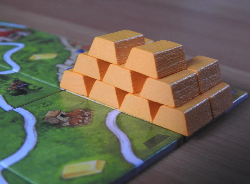 Carcassonne – Gold Mines | Goldmines | Mini Expansion | New | English Rules - Image 3 of 4