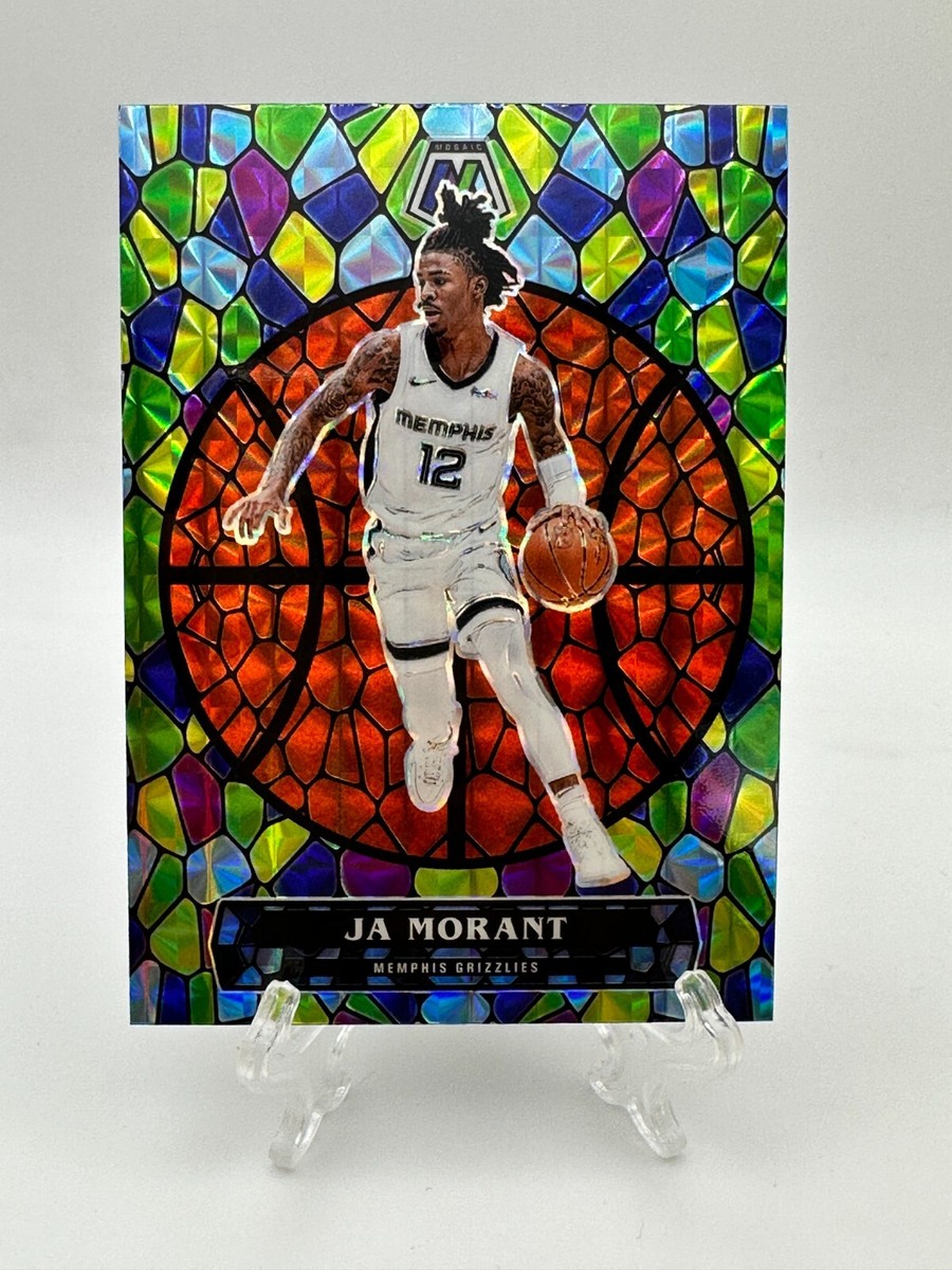 JA MORANT Stained Glass RARE 2020-21 Panini Mosaic SP Mosaic Prizm