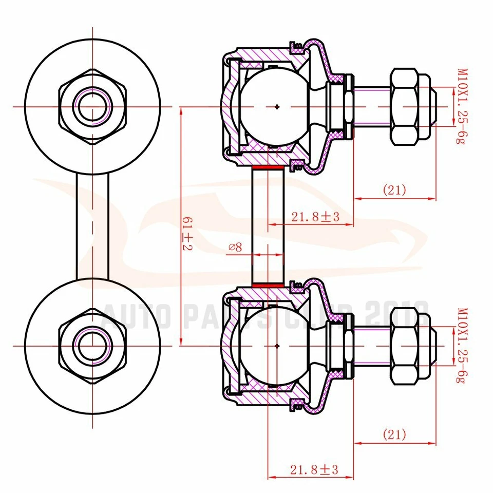 For Toyota Corolla Front Suspension 10x Lower Control Arms Ball Joints Tie Rods Foto 3 de 4