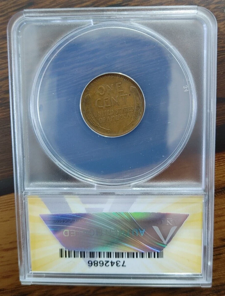 1930 D/D Lincoln Wheat Cent RPM FS-501 - ANACS XF40 / EF40 - Repunched Mint Mark - Image 2 of 4