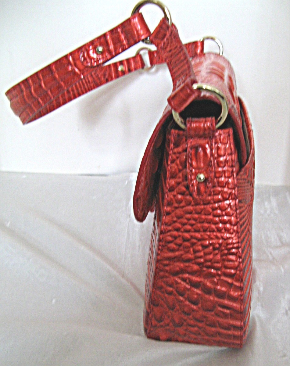 NWT $385 BRAHMIN Nerida Embrace Ombre Melbourne Shoulder Bag  NWT Brahmin Leather NERIDA Small Shoulder Bag, Red Embrace Ombre Melbourne main image 1