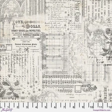 Tim Holtz Palette | Palette Seasonal | Christmas Remnants| Sold by The 1/2 Yard