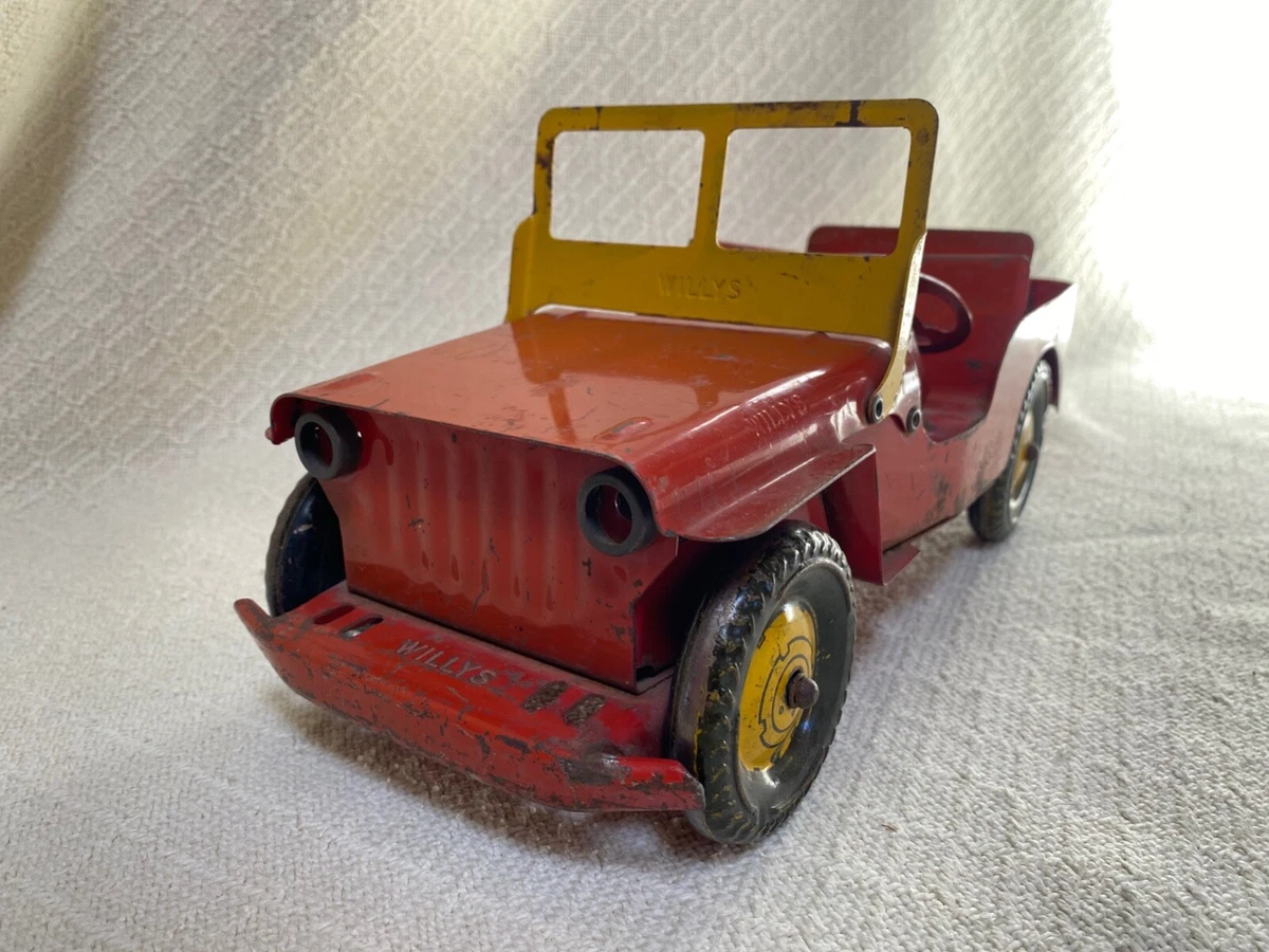 Vintage willys sales jeep toy